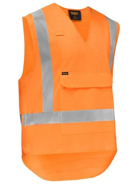 Bisley X-Taped Hi Vis Detachable Safety Vest BV0440XT Bisley Workwear